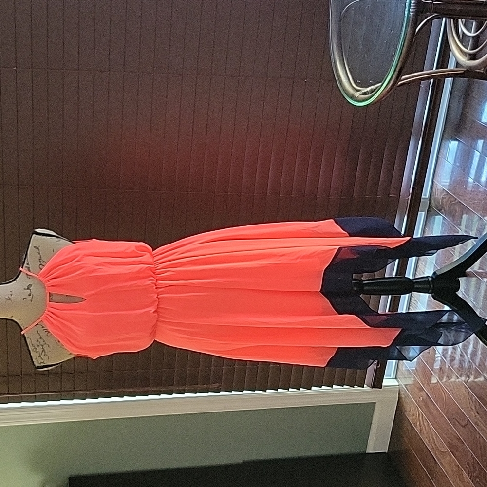 Sequin Hearts Shark Bite Hem Dress